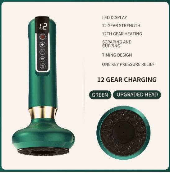 Electric Vacuum Cupping Massager ---For Anti-Cellulite Body Suction ..