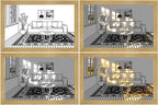 Illuminated Picture LED Wall Art Decorative Light Painting Modern Gift