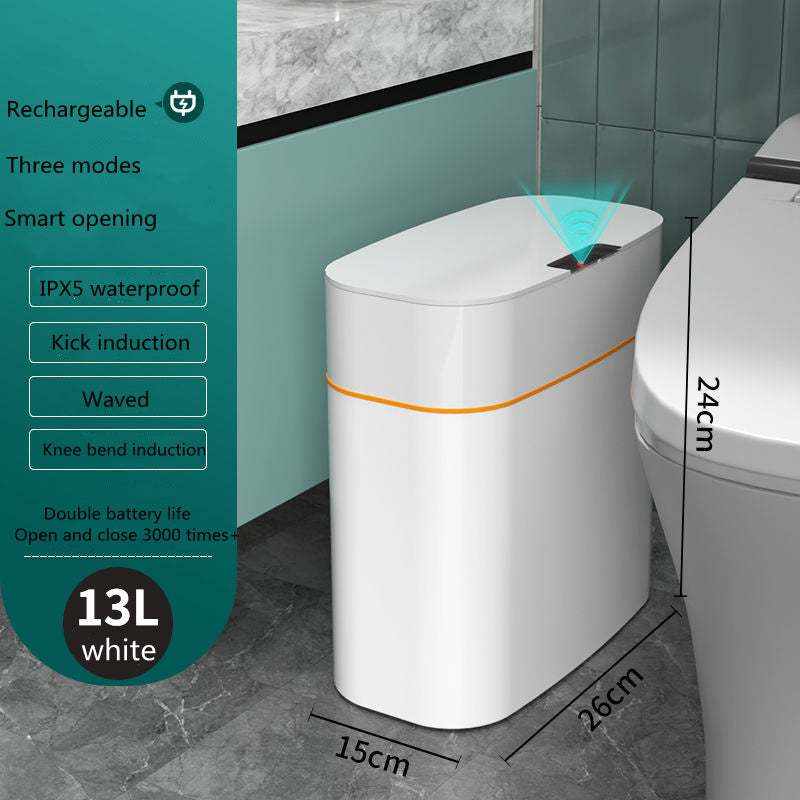 Smart Trash Can - Touchless Automatic Garbage Inductive Stylish Design