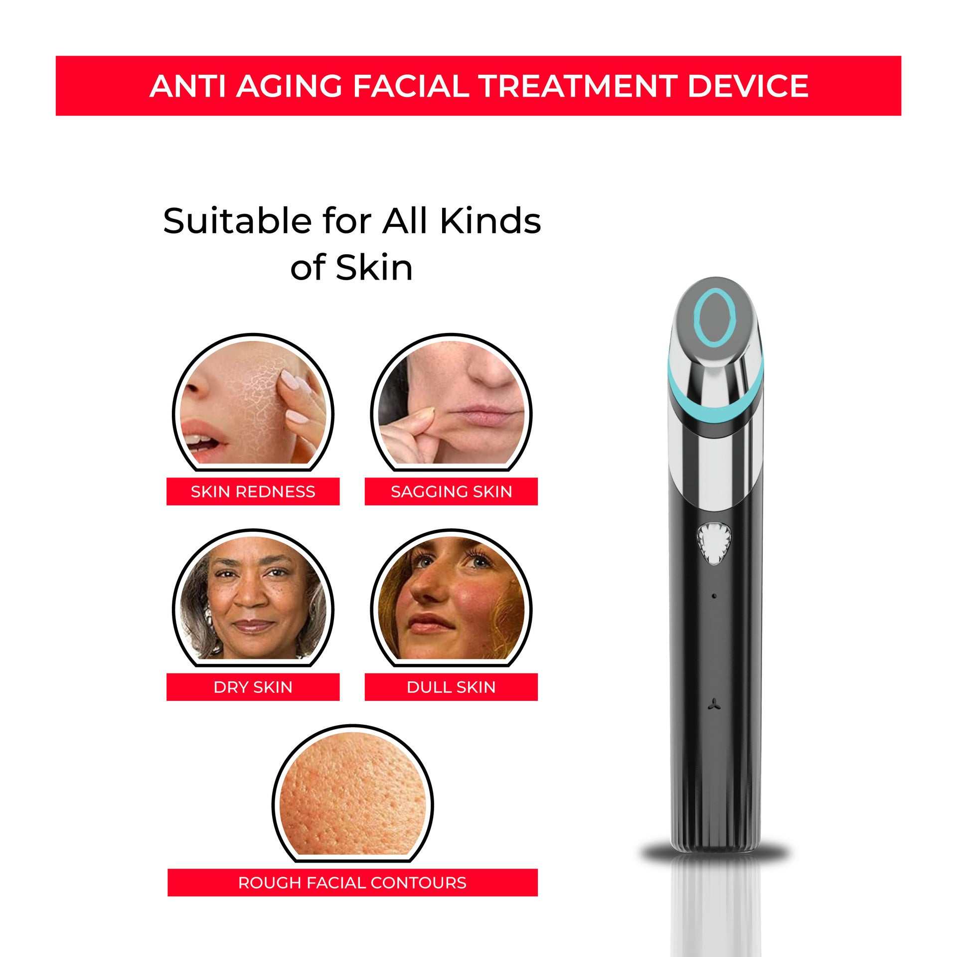 Beauty Instrument --Pore Convergence Micro Current EMS Rejuvenation ..