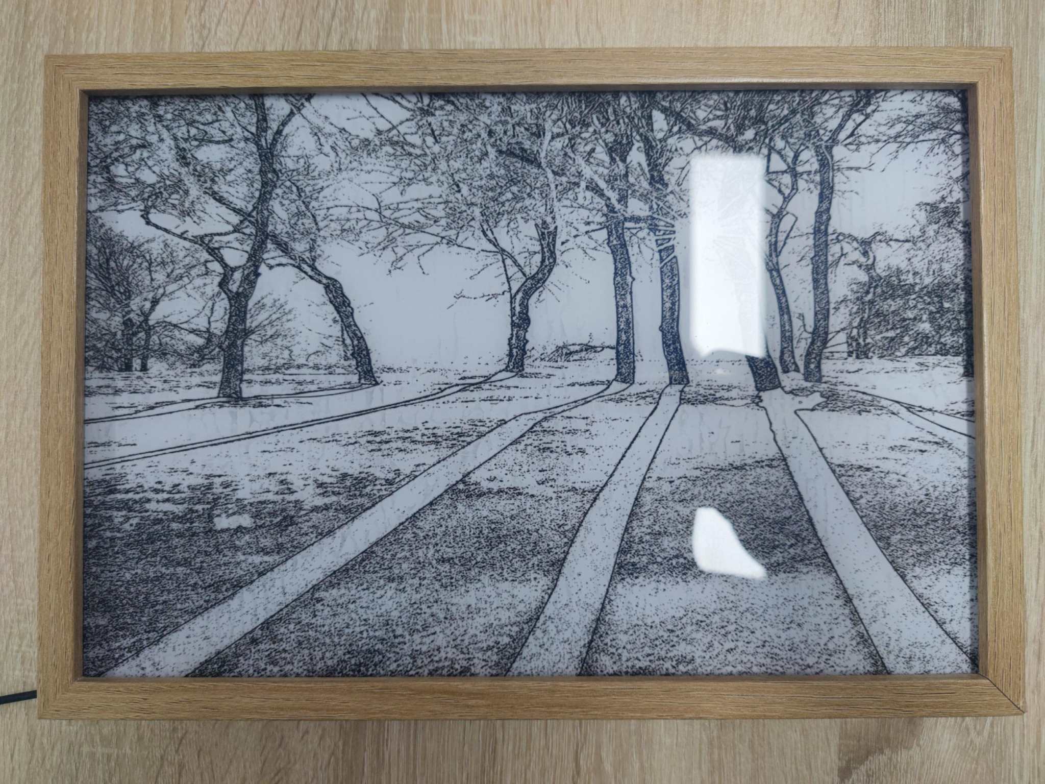 Illuminated Picture LED Wall Art Decorative Light Painting Modern Gift
