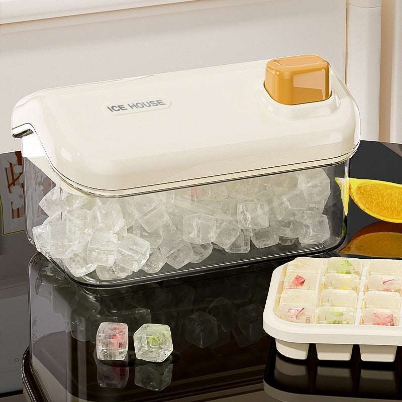Large Capacity Ice Tray -Safe & easy, Food Grade One-click Press Maker