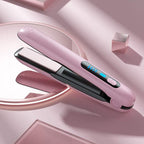 Wireless Hair Straightener Cordless Rechargeable Travel-Friendly Styl.