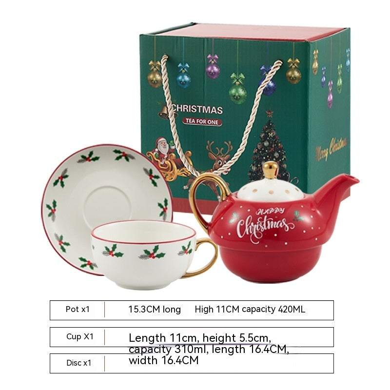 Ins Christmas Ceramic Cup --- The Safe Festive Ceramic Kitchen Gadgets