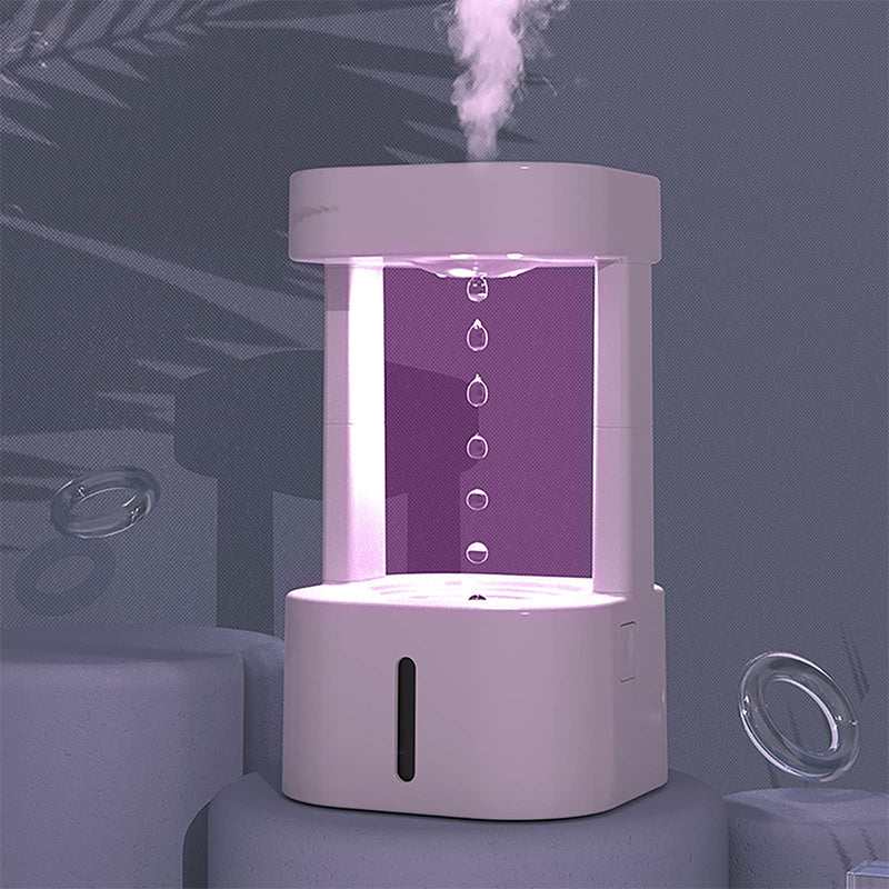 Anti-gravity Water Drop Humidifier: Quiet Home & Office Solution......