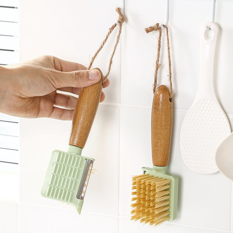 Fruit And Vegetable Brush -The Safe and Multifunctional Cleaning Tool.