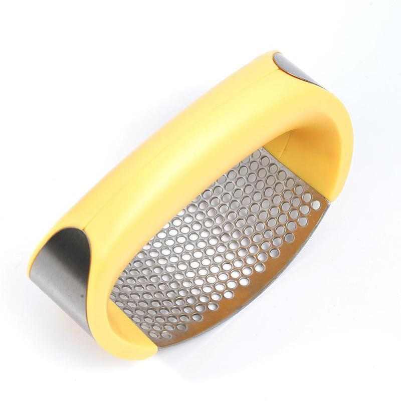 Stainless Steel Garlic Press – Heavy-Duty Rustproof Garlic Crusher....