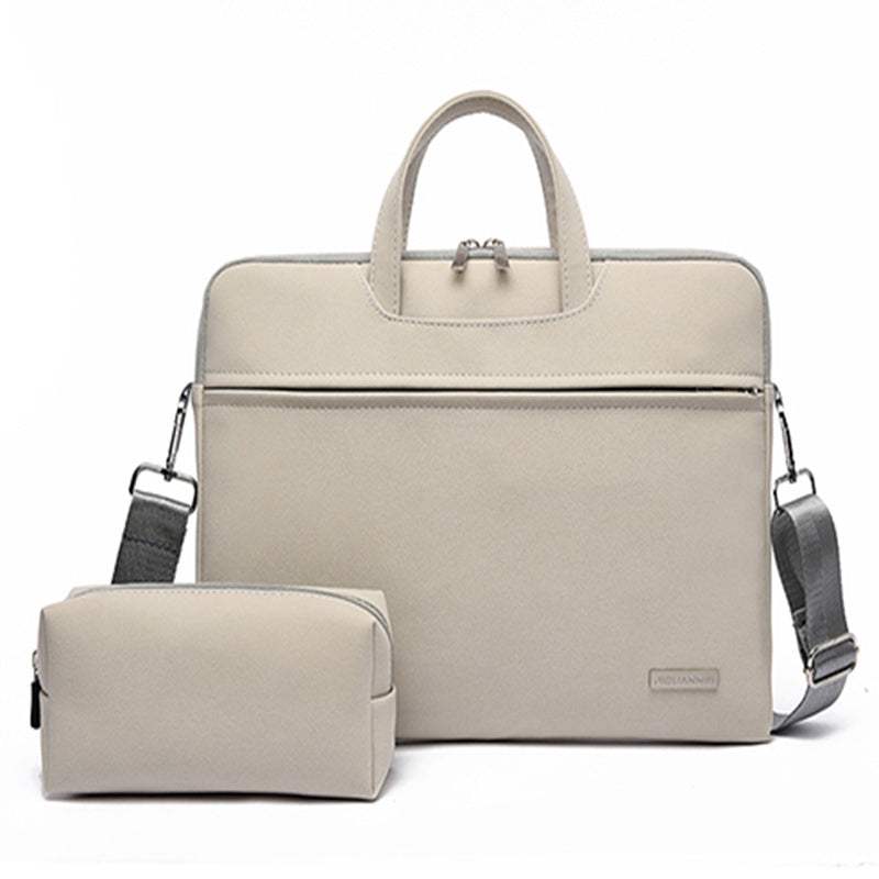 PU Leather Women Laptop Bag Stylish Professional Tote for Work, Travel