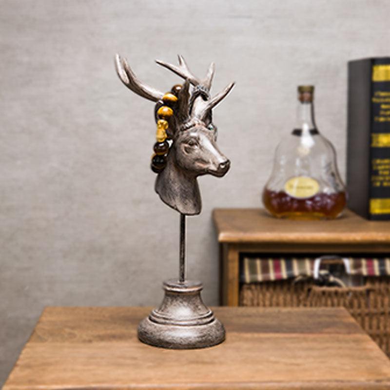 Natural resin animal sculptures for home decoration, stylish and elegantly designed.