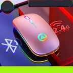 Wireless charging Bluetooth mouse - with a sleek  Ultimate Efficiency.