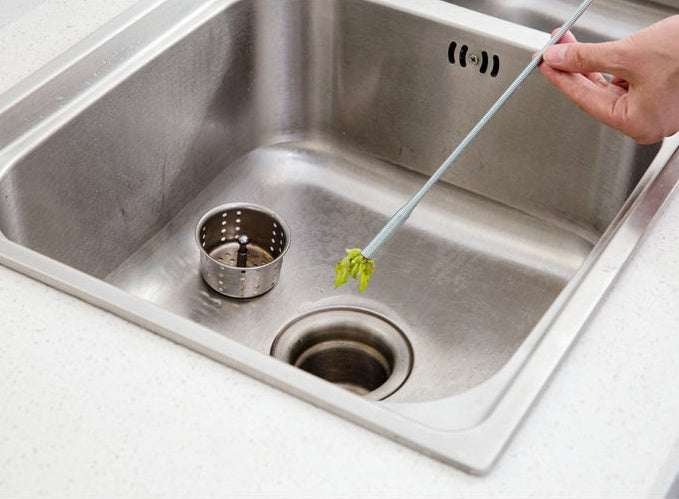 Sewer Dredge Spring Pipe - To Safely Clear Kitchen Sink Clogs Easily .