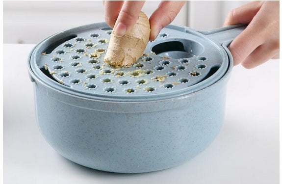 8 In 1 Mandoline Slicer -- Safe Versatile Vegetable and Fruit Cutter .