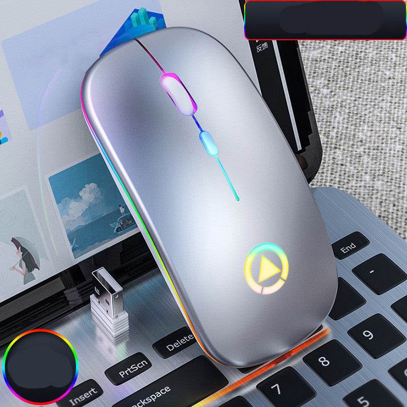 Wireless charging Bluetooth mouse - with a sleek  Ultimate Efficiency.
