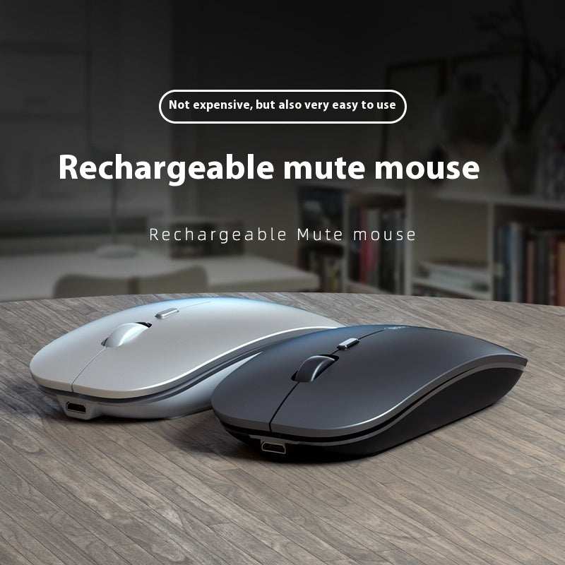 Wireless Mouse Rechargeable Mute –Silent Click & strong USB-C Charging