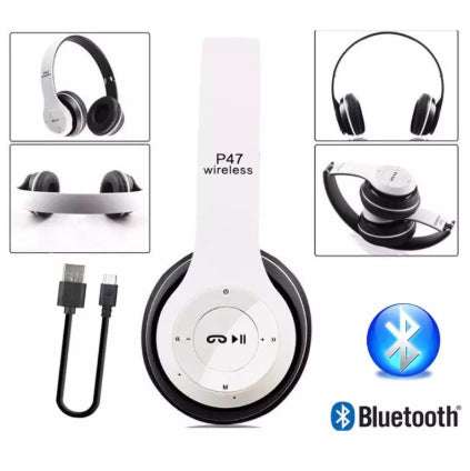 P47 Wireless Gaming Headset - Strong, Bluetooth 4.1, Stereo Sound.....