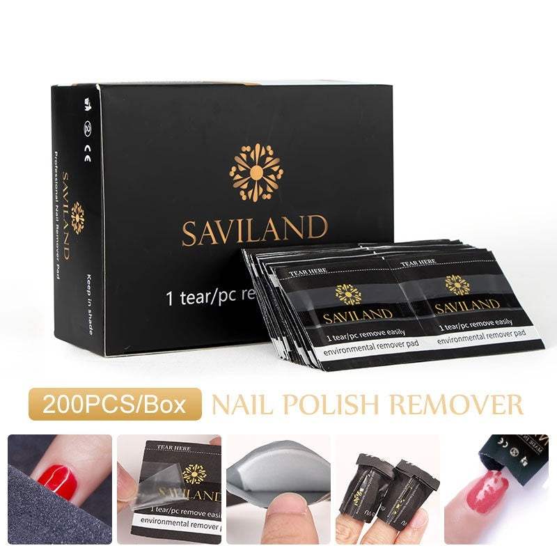 Nail Polish Remover Wraps –Strong, Easy & Mess Free Gel Polish Removal