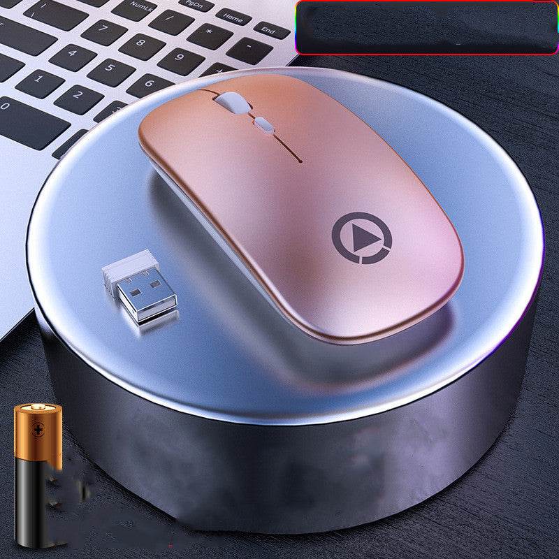 Wireless charging Bluetooth mouse - with a sleek  Ultimate Efficiency.