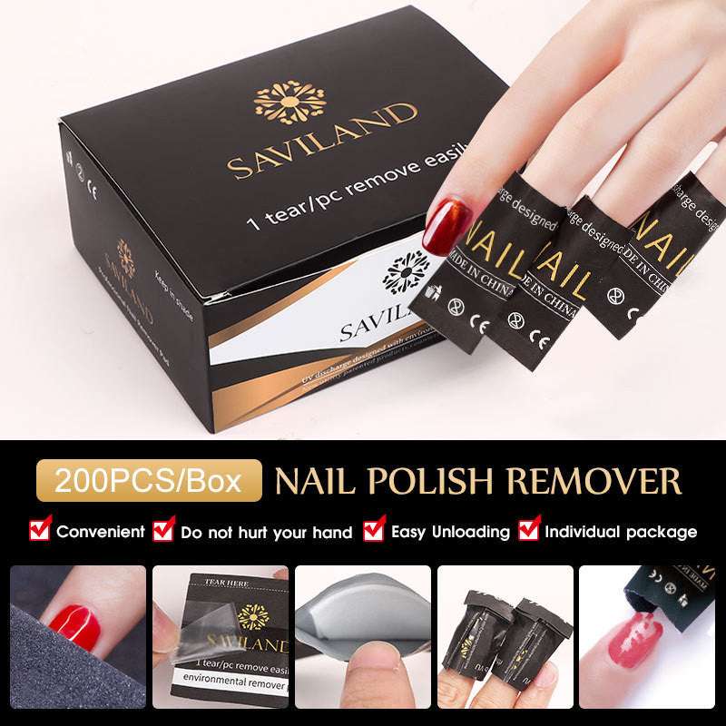 Nail Polish Remover Wraps –Strong, Easy & Mess Free Gel Polish Removal