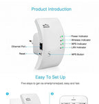 Wireless Repeater – Boost Wifi Signal and Extend Coverage Seamlessly..