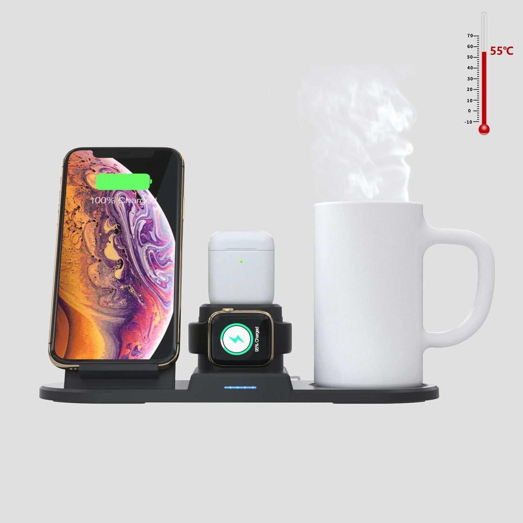 Wireless Charger Qi-Certified Charging Pad for iPhone Samsung and More