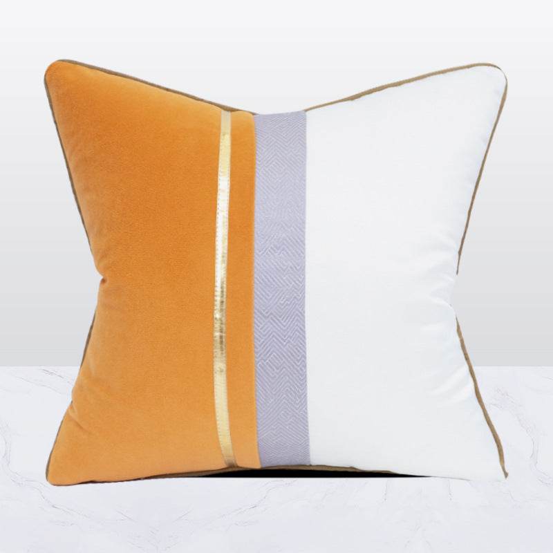 Light Luxury Pillow Enhance Velvet Home Cushion Nordic Style 45x45cm..