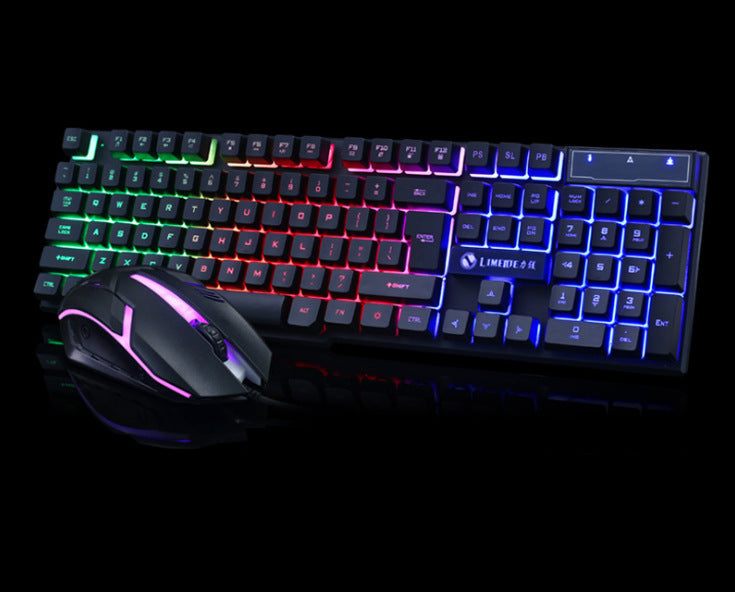 Limei GTX300 Keyboard and Mouse Set -Durable & Strong Glowing Game Kit