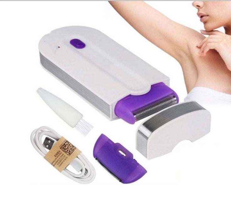 Induction Type Lady Hair Removal Device -- Painless Epilator Shaver ..