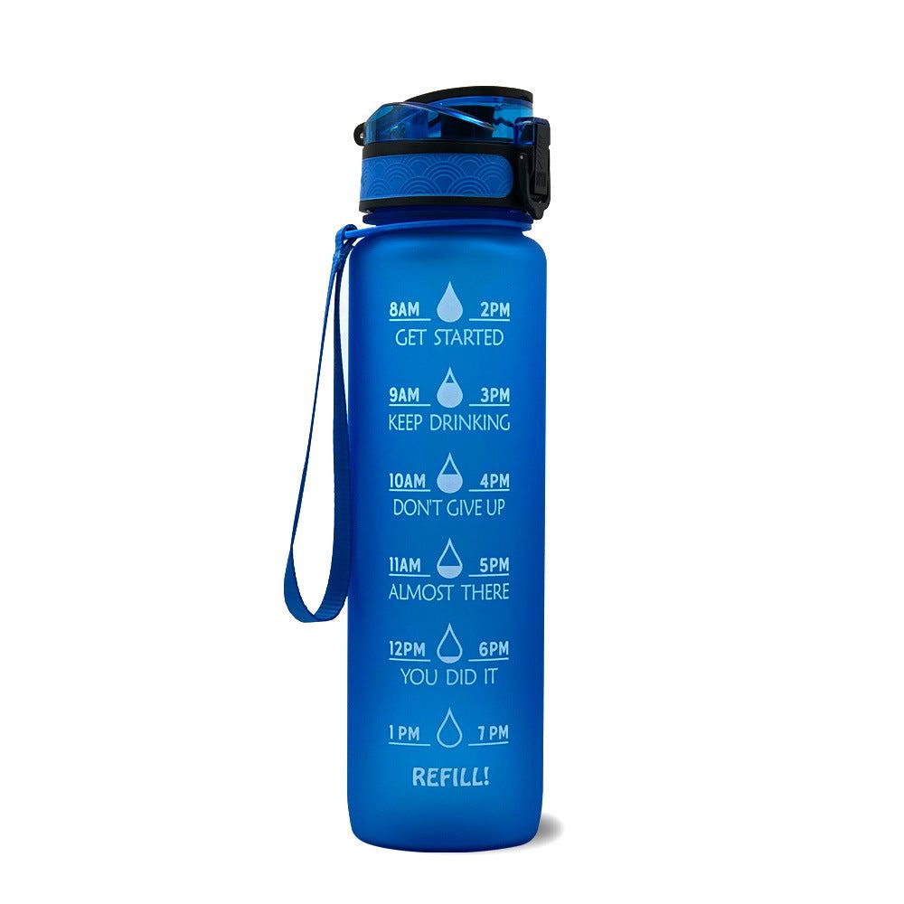 Tritan Water Bottle -- Comes With 1L Leakproof & Motivational Design .