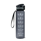 Tritan Water Bottle -- Comes With 1L Leakproof & Motivational Design .