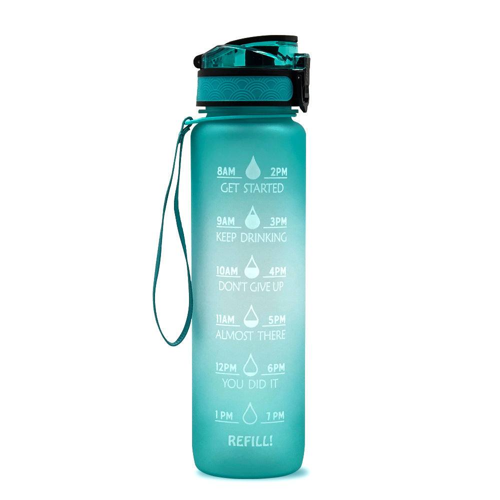 Tritan Water Bottle -- Comes With 1L Leakproof & Motivational Design .
