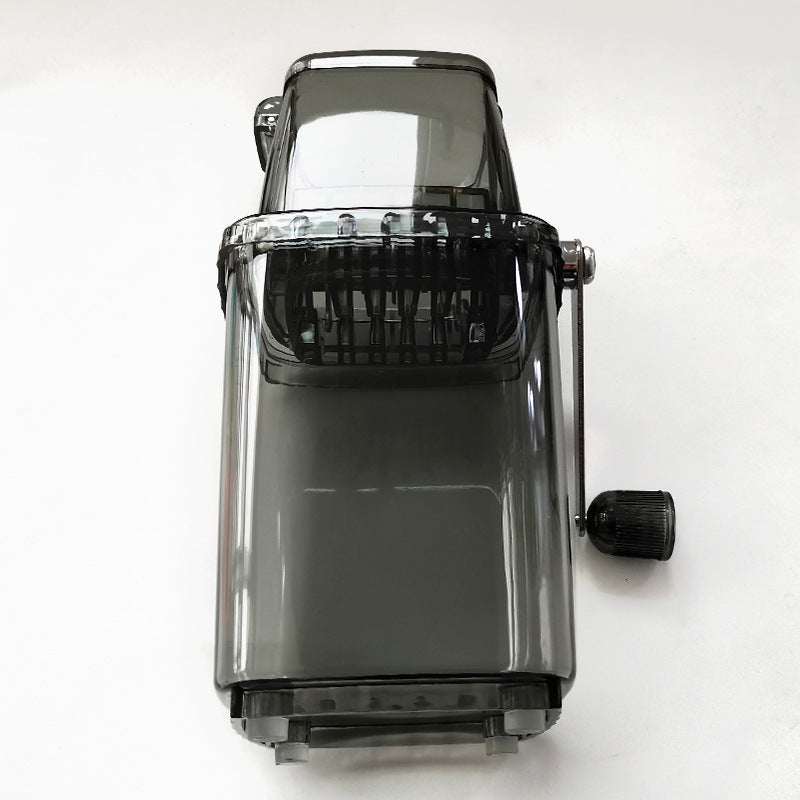 Household Multifunctional Small Manual Ice Crusher - with 2L Capacity.
