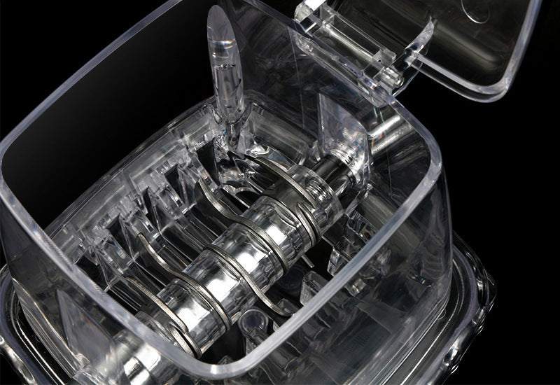 Household Multifunctional Small Manual Ice Crusher - with 2L Capacity.