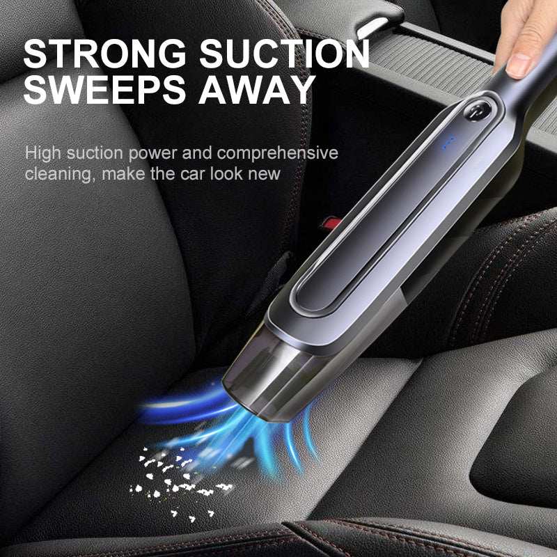 Cordless Handheld Vacuum --Strong Cleaner Suction for Home and Car Use