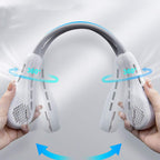 Silent Mini Usb Bladeless Hanging Neck Fan - The Easy & Safe LED Light