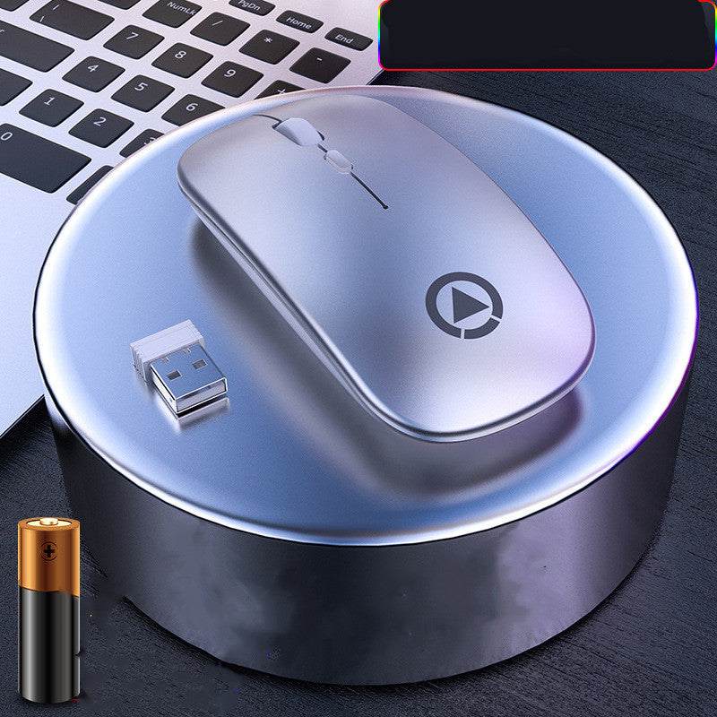 Wireless charging Bluetooth mouse - with a sleek  Ultimate Efficiency.