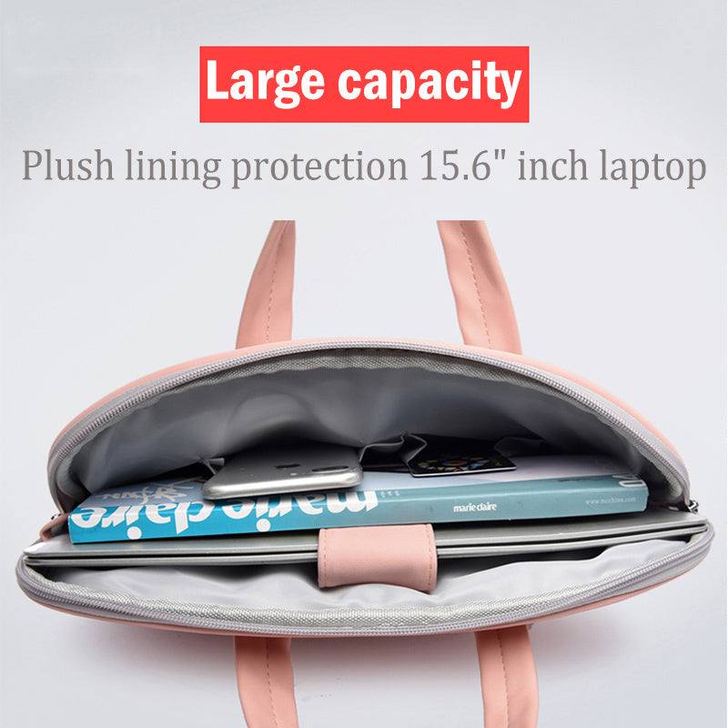 PU Leather Women Laptop Bag Stylish Professional Tote for Work, Travel