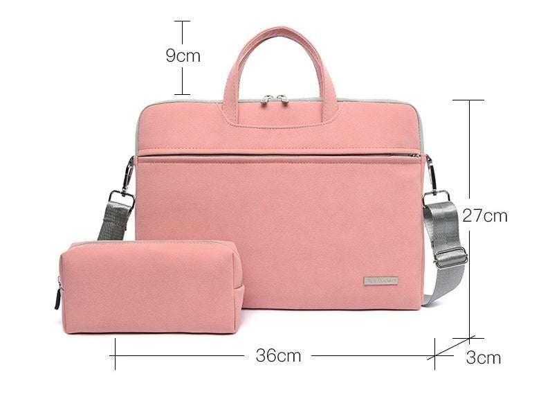PU Leather Women Laptop Bag Stylish Professional Tote for Work, Travel