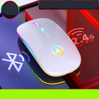 Wireless charging Bluetooth mouse - with a sleek  Ultimate Efficiency.