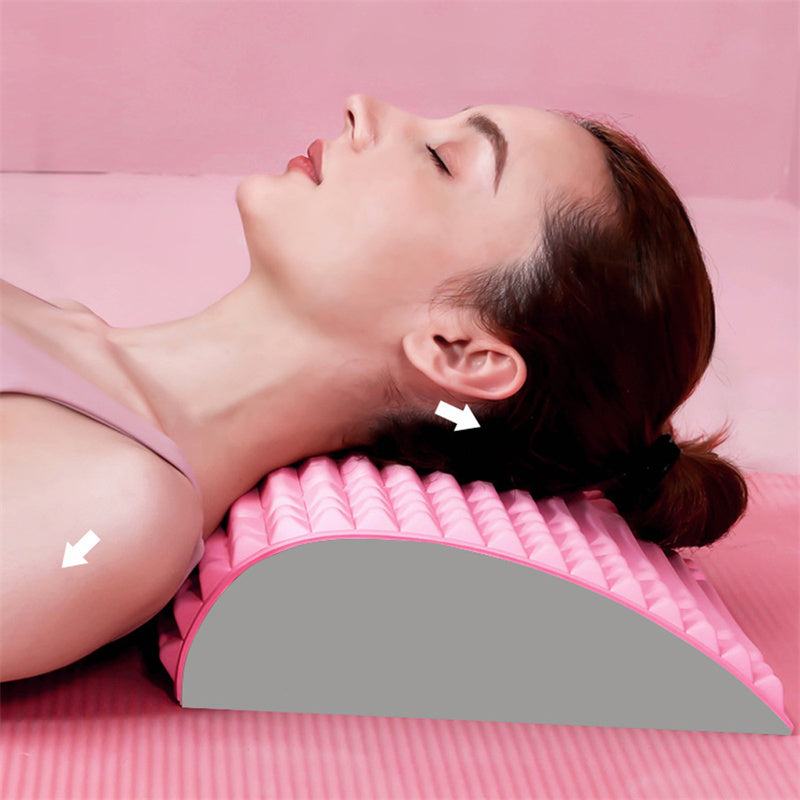 Back Stretcher Pillow for Neck&Lumbar Support Pain Relief chronic pain