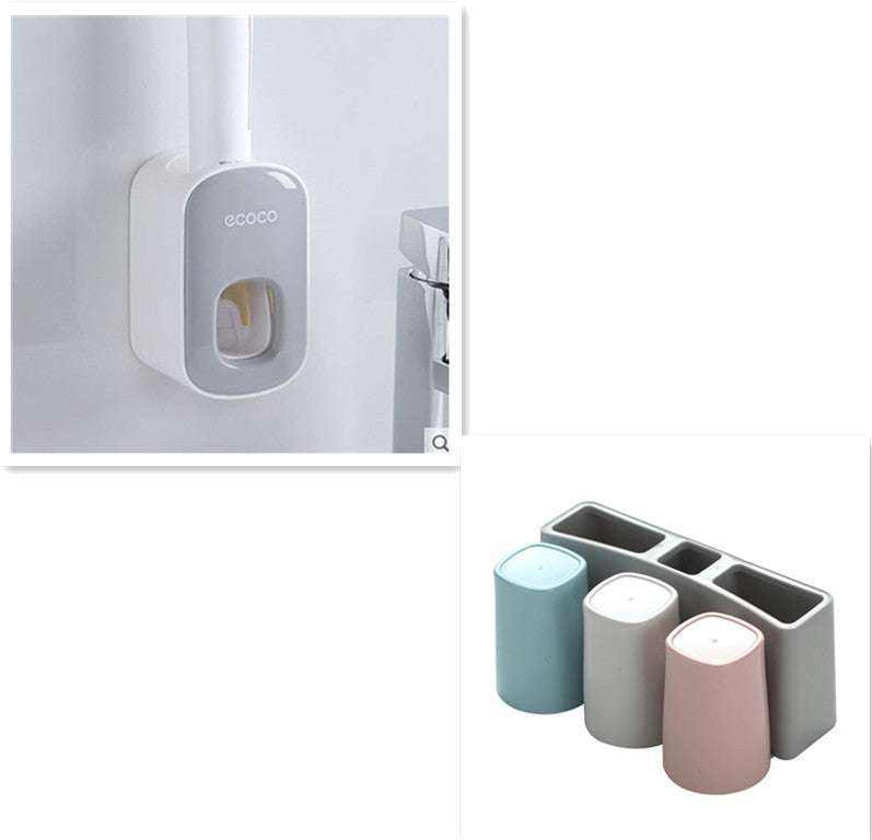 Wall Mounted Automatic Toothpaste Holder - Bathroom Setup Dispenser...