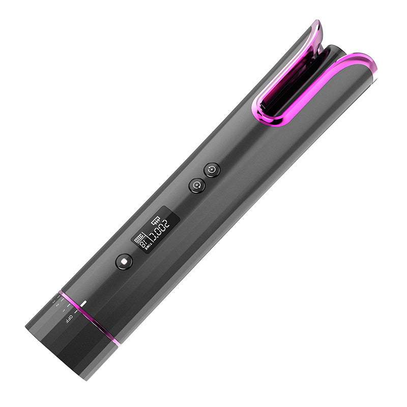 Automatic Hair Curler – Cordless, Ceramic Wand for Effortless Curls...