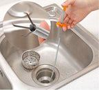 Sewer Dredge Spring Pipe - To Safely Clear Kitchen Sink Clogs Easily .