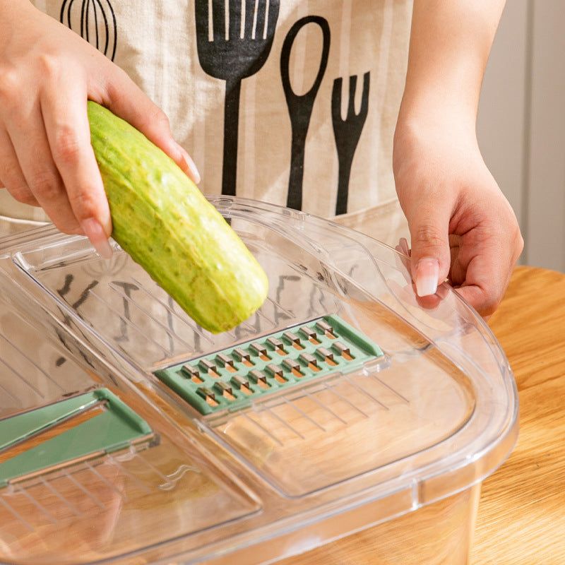 Double Deck Drain Basket --- The Safe Household Storage, easy to use .