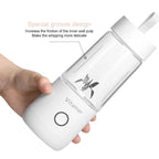 Portable Blender Juicer - Safe USB Rechargeable 350ml Smoothie Mixer .