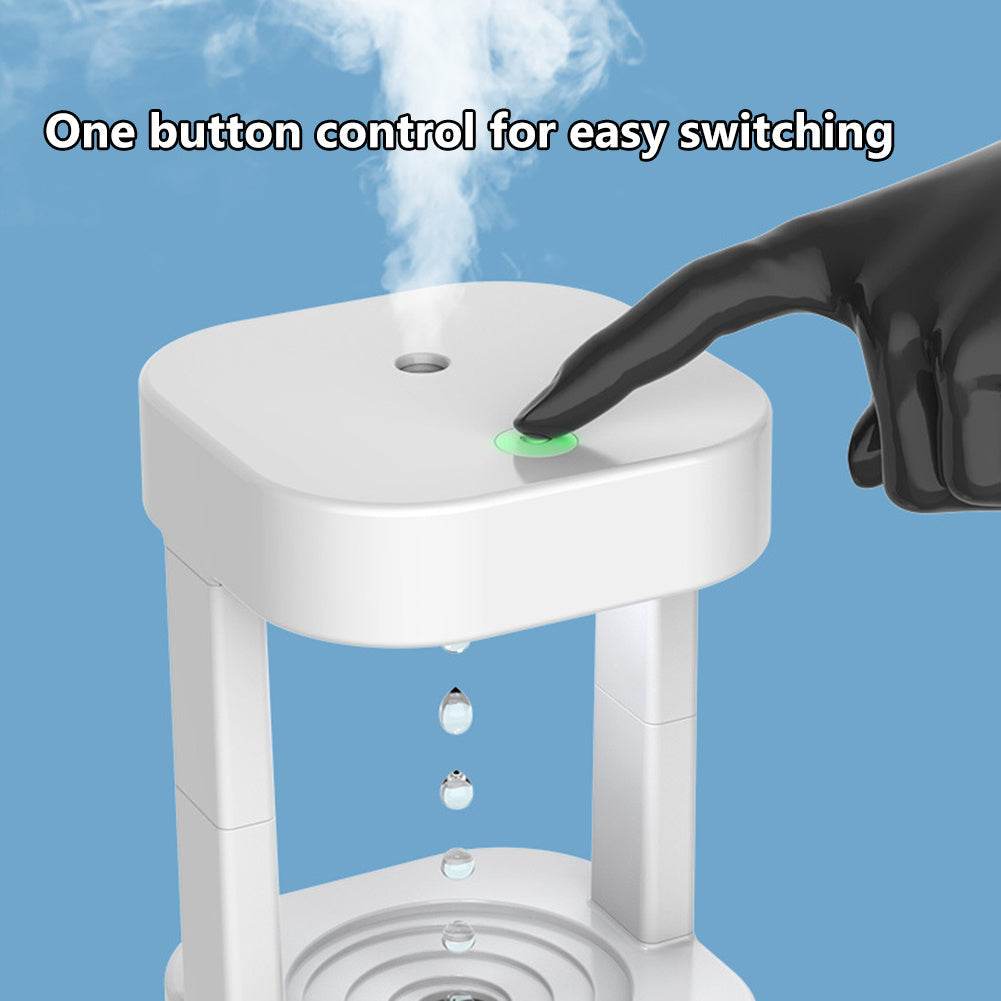 Anti-gravity Water Drop Humidifier: Quiet Home & Office Solution......