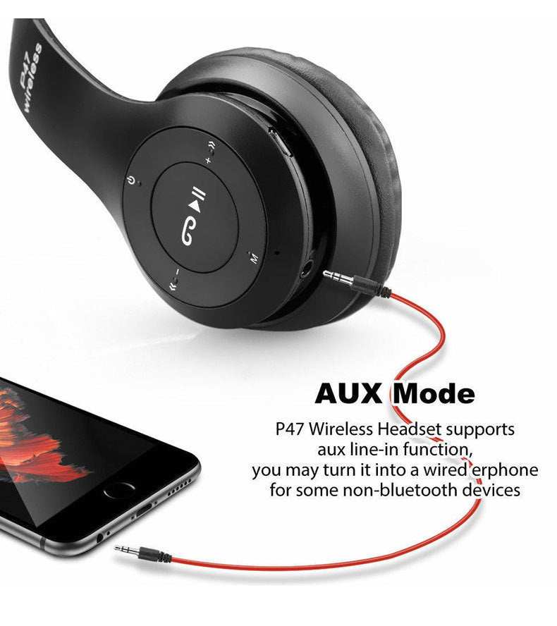 P47 Wireless Gaming Headset - Strong, Bluetooth 4.1, Stereo Sound.....