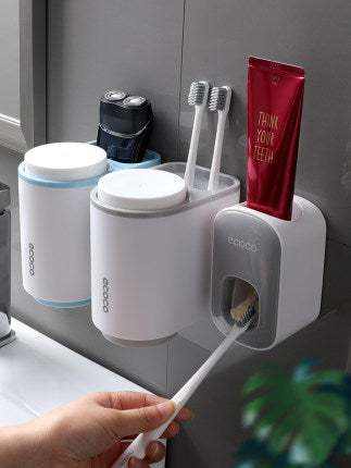 Wall Mounted Automatic Toothpaste Holder - Bathroom Setup Dispenser...