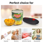 Electric Can Opener --- Automatic, Cordless, One Touch Kitchen Gadget.