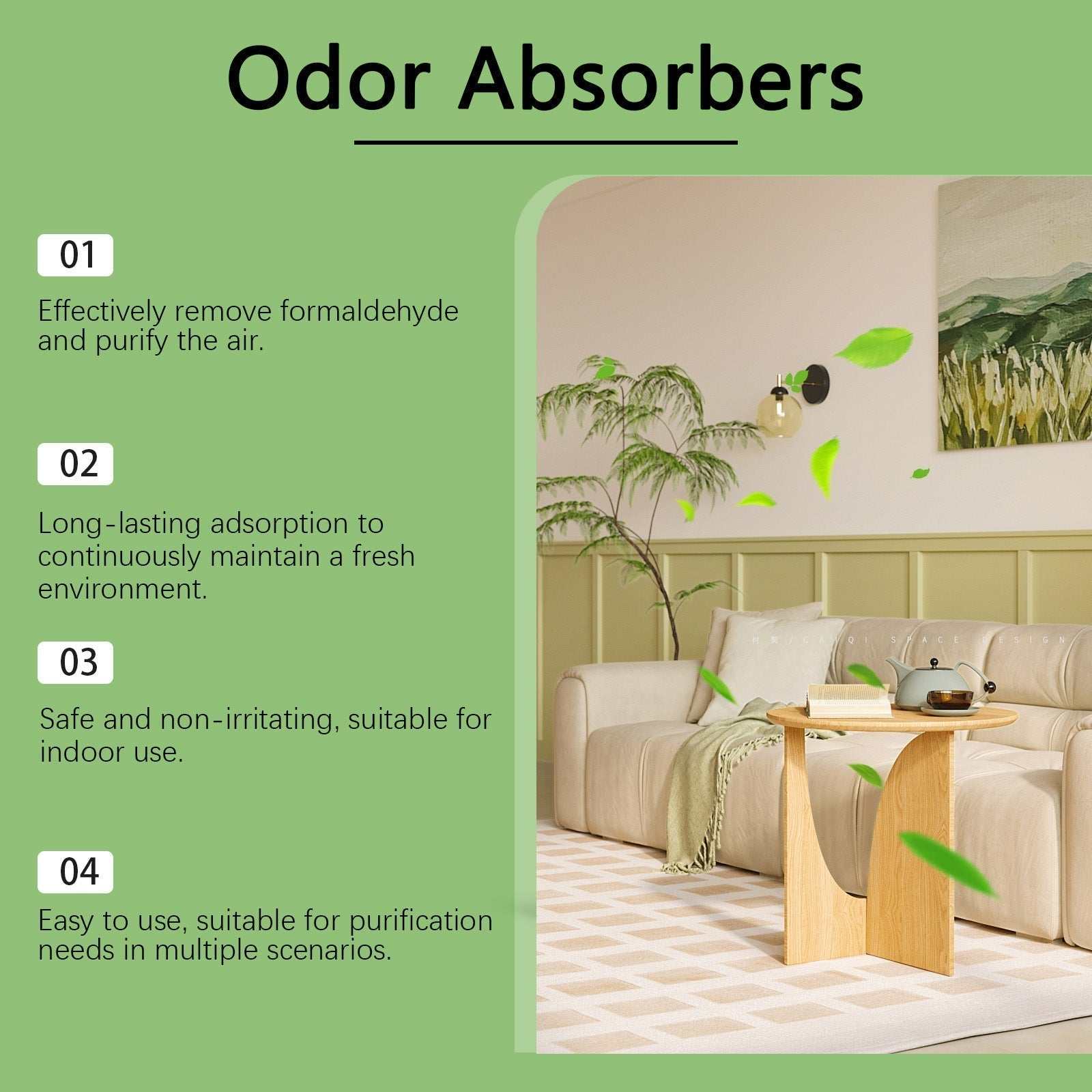 Indoor Home Air Purification System Quiet & Effective for Home, Office