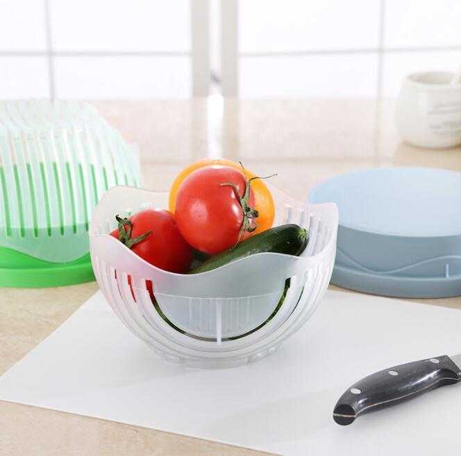 Creative Salad Cutter - Safe and Easily Cut Fruits & Vegetables Safely